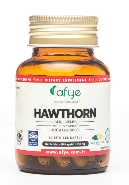 Afye Hawthorn 60 kapsül ürün görseli 1
