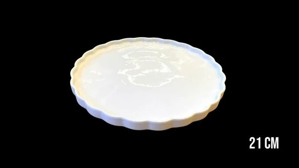 Roy King Twist 21 Cm Porselen Pasta Tabak Hrn002-6 ürün görseli 1