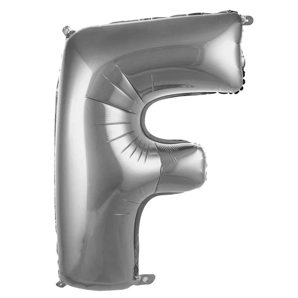 Folyo Balon 76cm Harf Gümüş "F" ürün görseli 1