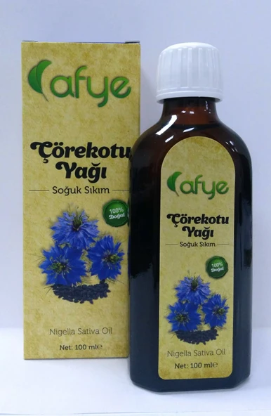 Afye Çörekotu yağı ( Soğuk sıkım) 100 ml ürün görseli 1