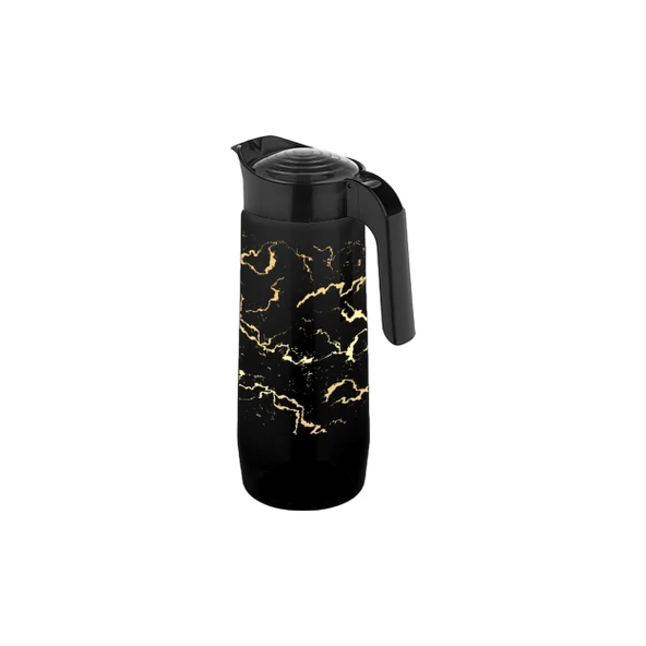 Selka Home Siyah Mermer Desen Cam Sürahi 1500 ML ürün görseli 1