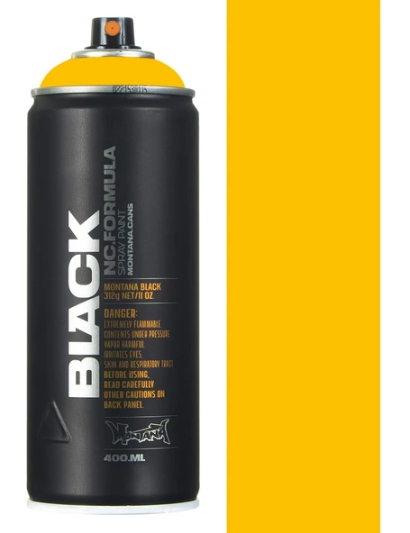 Montana Black Sprey Boya 400ml Yellow BLK1030 ürün görseli 1