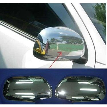 Toyota Hilux Uyumlu Vigo 2005 2011 Ayna Kapağı ABS(Plastik) Krom ürün görseli 1