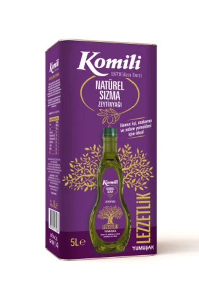 Komili Natürel Sızma Zeytinyağı 5 lt ürün görseli 1