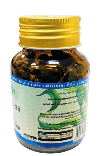 Afye Spirulina (60 Kapsül) - Resim 2
