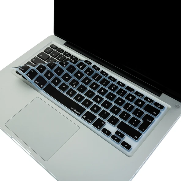 F Klavye Macbook Air Pro Kılıf Koruyucu DaktiloTip (Eski USB'li Model 2008/2017) ile Uyumlu ürün görseli 1