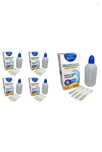 Multiplus Multi Sinüs Rinse Burun Ve Sinüs Temizleme Kiti - 5'li Paket ürün görseli 1