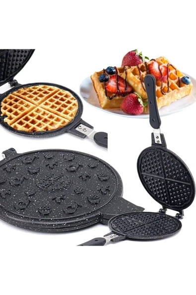 TAŞHAN Ocak Üstü Granit Waffle Makinası ürün görseli 1