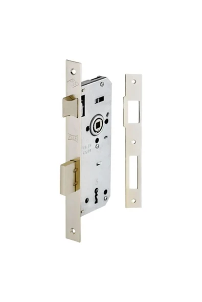 Kilit 151r 40mm Iç Oda Kapısı Nikel Köşeli Düz ürün görseli 1