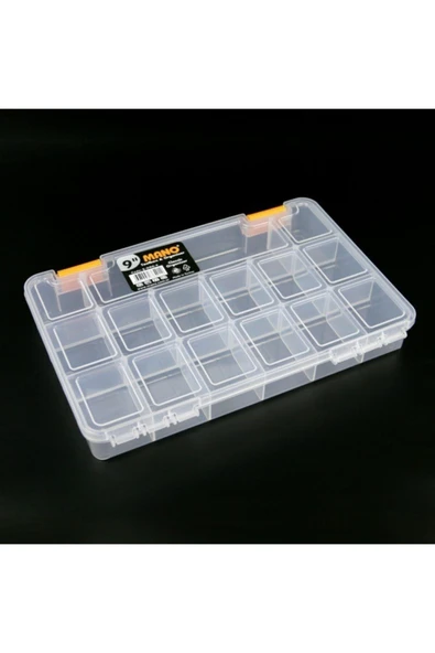 Şeffaf Malzeme Kutusu 9 Inch Klasik Organizer Kutu- Ş-org-9 ürün görseli 1