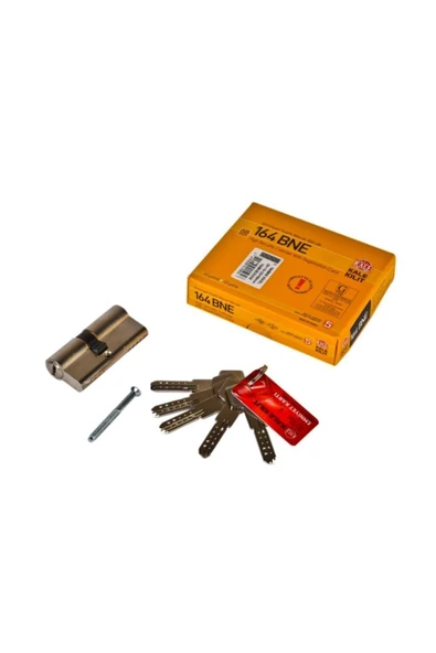 KALE KİLİT 164 BNE EMNİYET KARTLI BİLYALI BAREL 68 MM 164BNE00006 ürün görseli 1