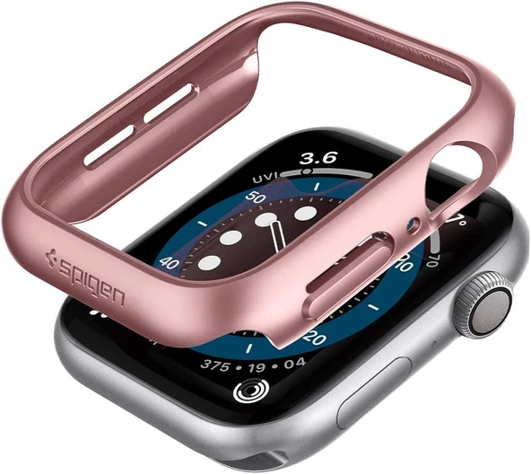 Spigen Apple Watch Serisi (44MM) Kılıf, Thin Fit Rose Gold - 062cs24476 ürün görseli 1