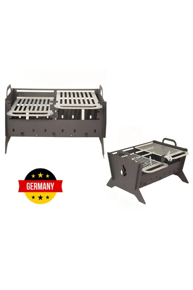 Juicy Grill Kademeli Katlanabilir ve Taşınabilir 6 Kişilik Mangal ürün görseli 1