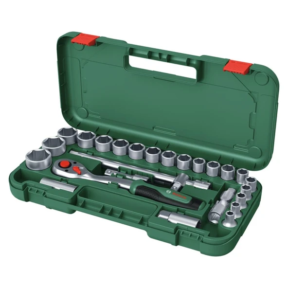 Bosch 1/2 Cırcırlı Somun Sıkma Seti 25 Parça ürün görseli 1
