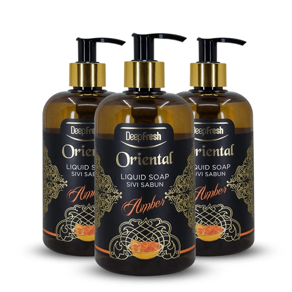 Deep Fresh Oriental Sıvı Sabun Amber 500 ml 3 Adet ürün görseli 1