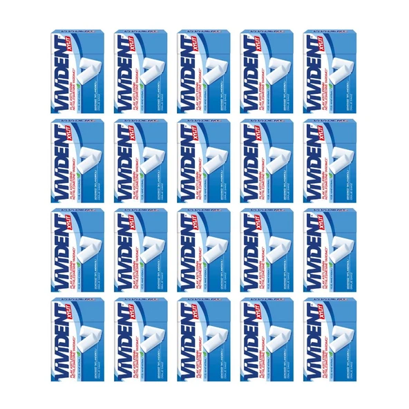 Vivident XYLIT Plak Asitlerinin Nötrleşmesine Yardımcı Yeşil Nane Aromalı Şekersiz Draje Sakız 22 g x 20 Adet ürün görseli 1
