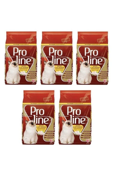Pro Line Kitten Tavuklu Yavru Kedi Maması 5 X 400 gr ürün görseli 1