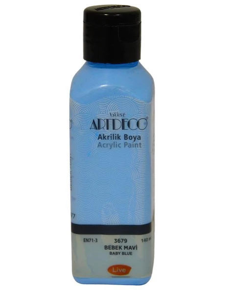 Artdeco Akrilik Boya 140 ml Bebek Mavi ürün görseli 1