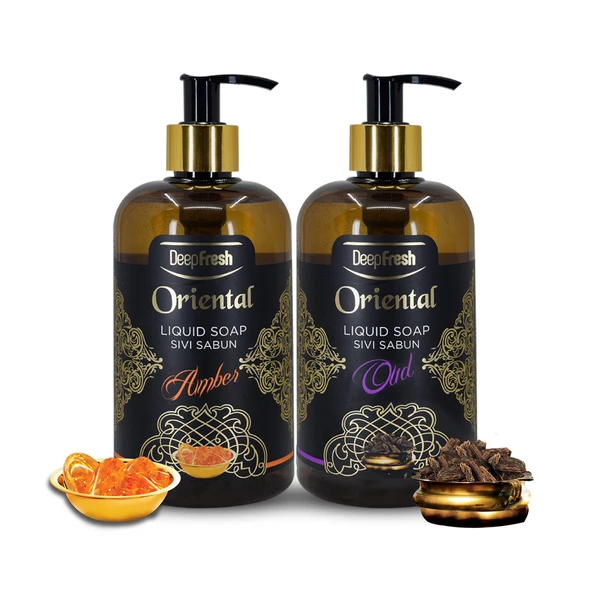 Deep Fresh Sıvı Sabun Oud ve Amber 500 ml 2 Adet ürün görseli 1