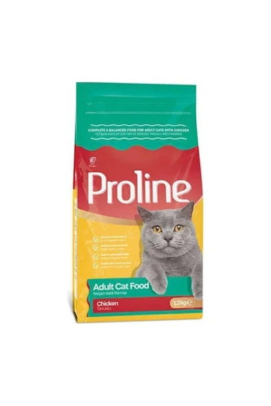 Pro Line Yetişkin Tavuklu Kedi Maması 1,2 Kg ürün görseli 1