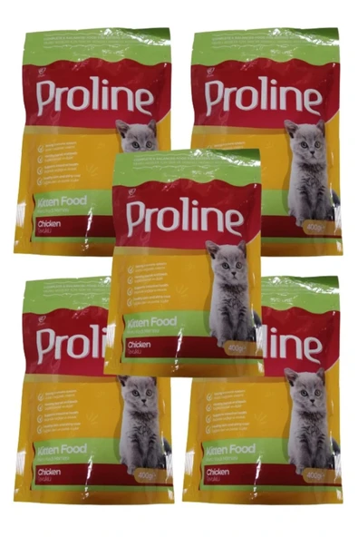 Pro Line Yavru Kedi Maması Tavuklu 400 Gr. X 5 Adet ürün görseli 1