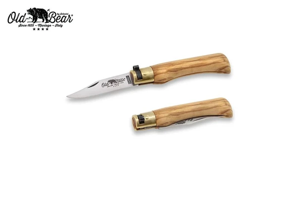 Antonini Old Bear Classical Carbon Olive 15cm (XS) Çakı ürün görseli 1