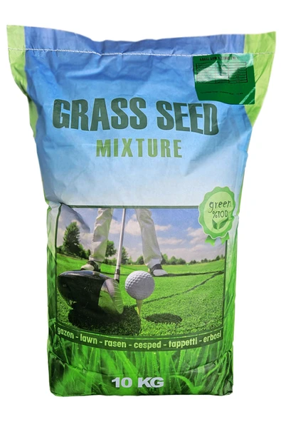 Çim Tohumu 7 Karışım Ithal 7m Çim Tohumu 10 Kg. Açılmamış Orijinal Çuvalında Grass Seed ürün görseli 1