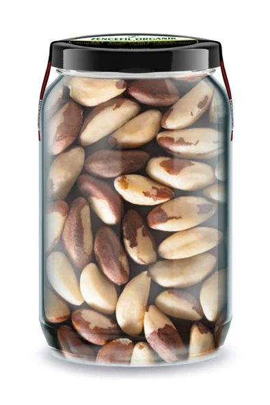 Brezilya Cevizi İçi Bi Kavanoz 660 cc. Cam Kavanozda Saf Katkısız Brazil Nuts Brezilya Bademi ürün görseli 1