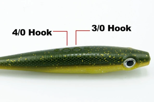 Fujin Shady 10cm 7gr x3 Silikon Yem - Resim 2