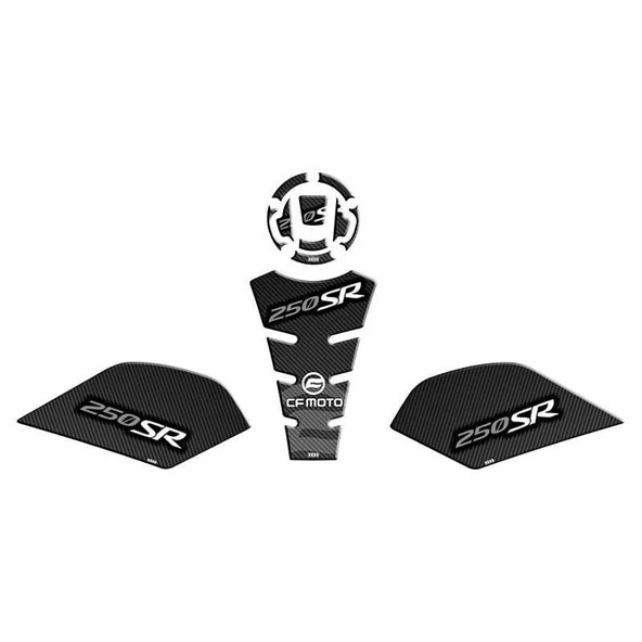 CF MOTO 250 SR 2020 - 2024 TANK PAD SET ürün görseli 1