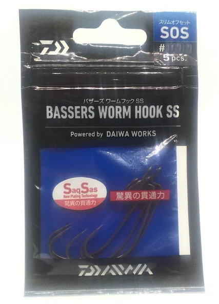 Daiwa Basser's Worm Hook Sos Olta İğnesi ürün görseli 1