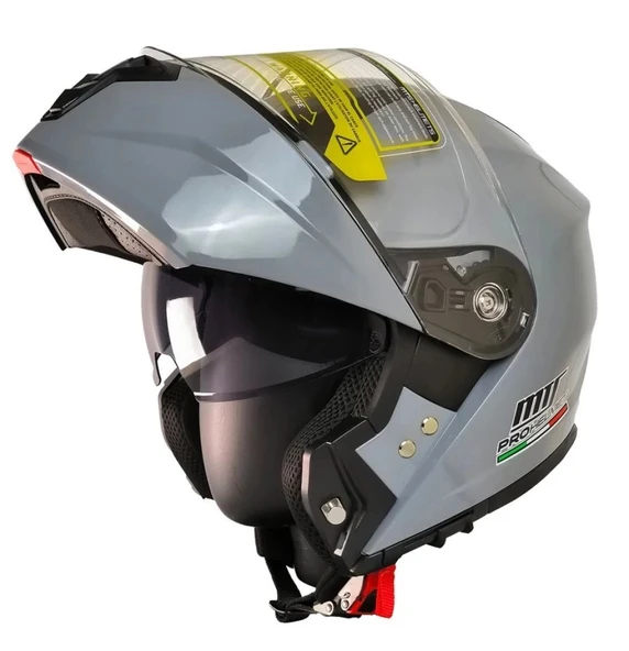 PTTAVM: MTS 966 V2 Çene Açılır Nardo Gri Kask