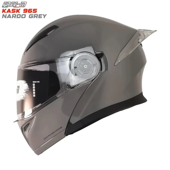 Free-M 965 Nardo Gri Çene Açılır Kask ürün görseli 1