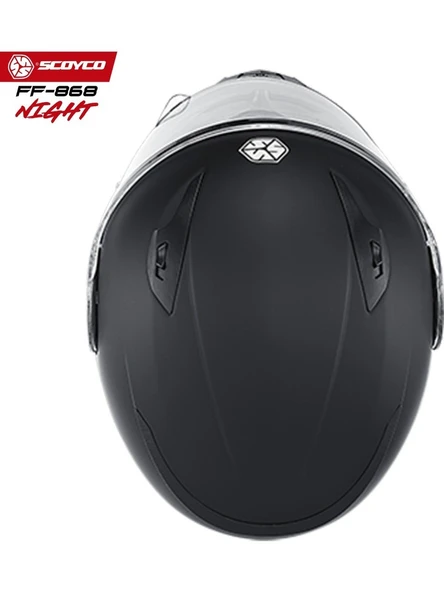 Scoyco 868 Night Çene Açılır Kask - Resim 4