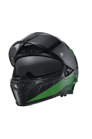 Scoyco 871 Ghost Full Face Kask - Resim 2