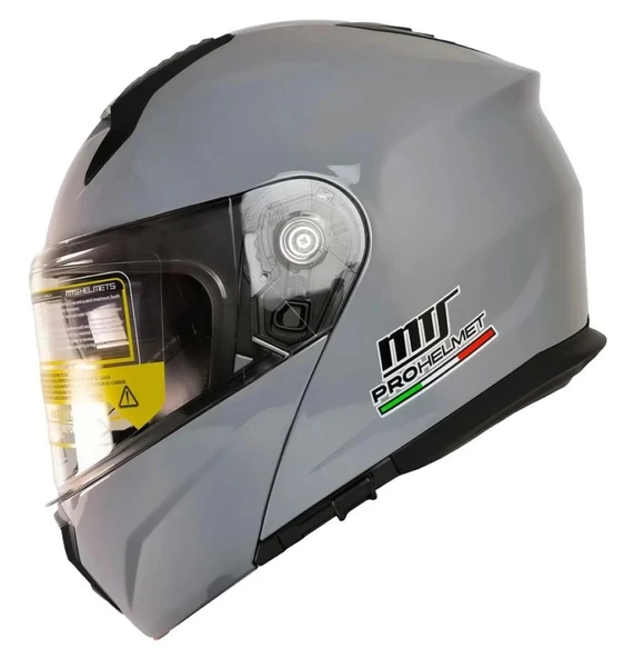 PTTAVM: MTS 966 V2 Çene Açılır Nardo Gri Kask
