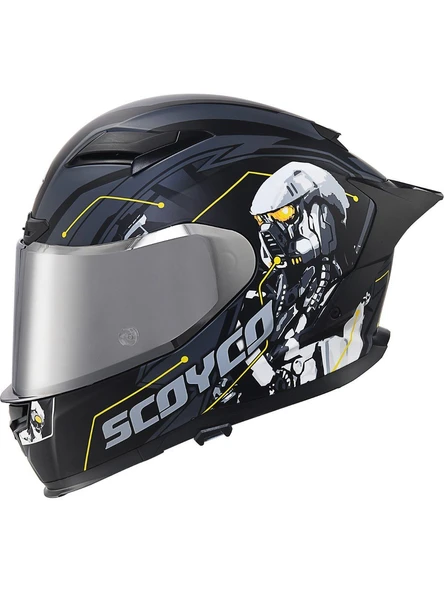Scoyco 871 Cyber Full Face Kask ürün görseli 1