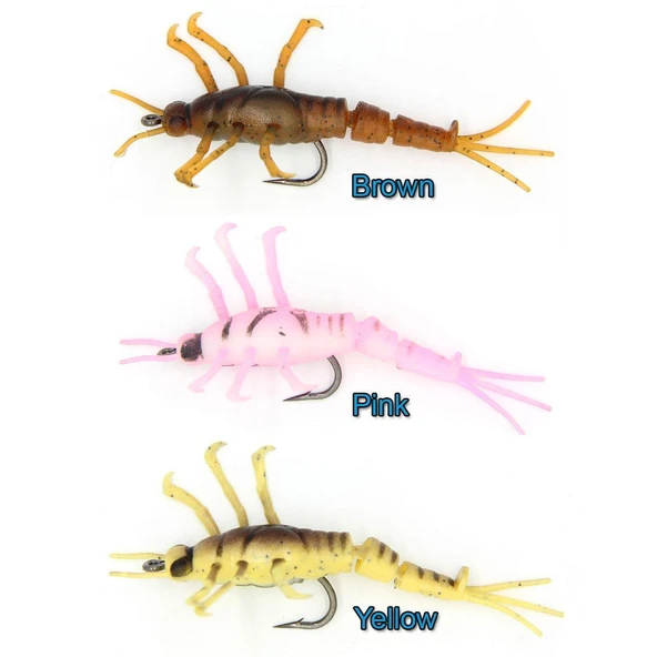 Savage Gear 3D TPE Mayfly Nymph 5cm 2.5gr Silikon Karides Yem ürün görseli 1