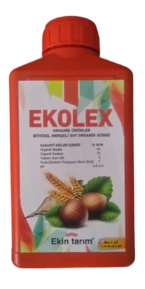 Ekolex Organik Sıvı Gübre 1 Litre, Karbon, Azot, Potasyum İçerikli ürün görseli 1