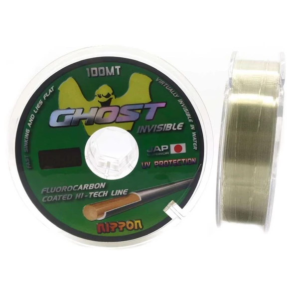 Nippon Ghost Fluorocarbon Coated Olta Misinası 100Mt ürün görseli 1
