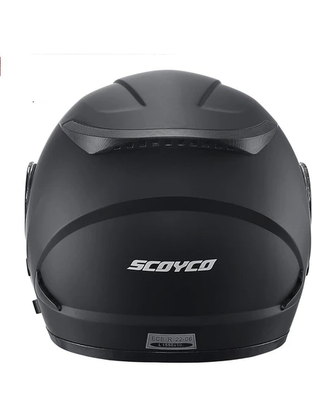 Scoyco 868 Night Çene Açılır Kask - Resim 5