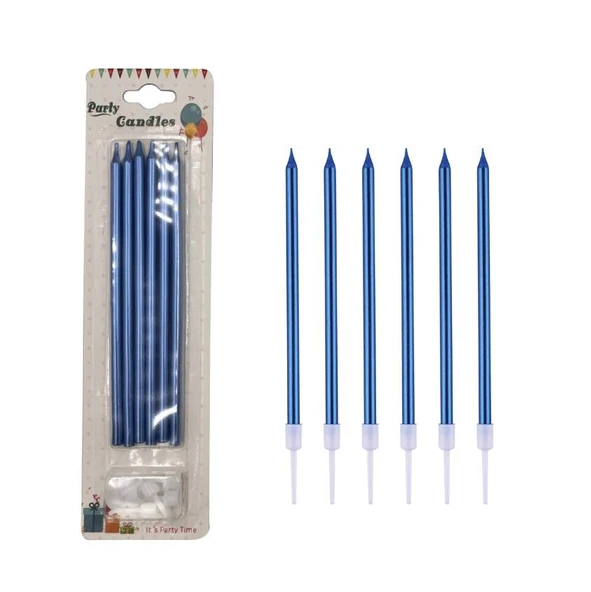 Mavi Mum 6 lı 20 cm ürün görseli 1