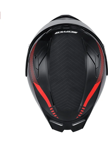 Scoyco 871 Fire Full Face Kask - Resim 4