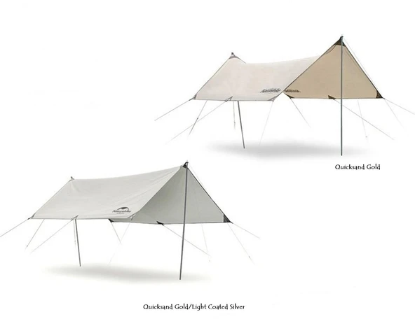 Naturehike Square Glamping 3x5 mt Tarp [Güneş ve Rüzgar Koruma Tentesi] ürün görseli 1