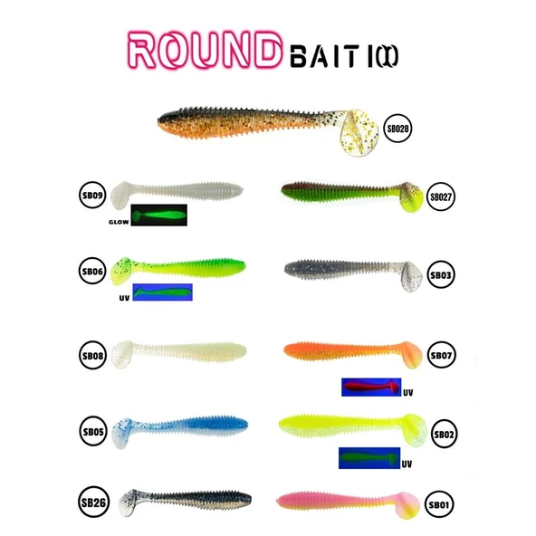 Fujin Round Bait 100 mm Silikon Balık ürün görseli 1