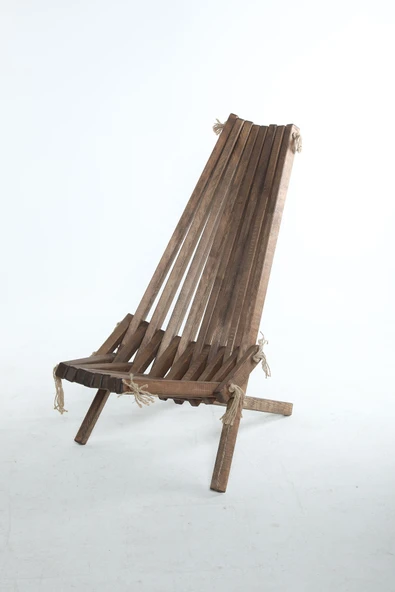 WoodenWorker Katlanır Ahşap Sandalye Relax Chair Terapi Sandalyesi ürün görseli 1