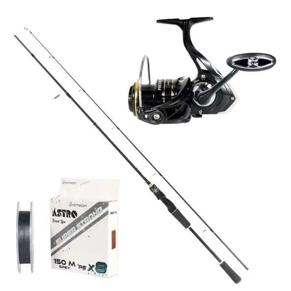 Remixon Focus BG 210cm 5-35gr 2P Kamış + BG3000M 5+1BB Makara Set ürün görseli 1
