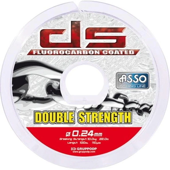 Asso Double Strength FC COATED Gri Misina 200 mt ürün görseli 1