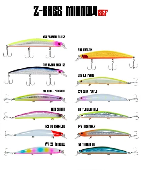 Fujin Z-Bass Minnow 125F 12.5 cm 21 gr Maket Balık ürün görseli 1