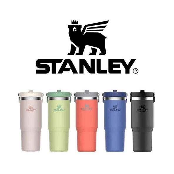 Stanley The IceFlow Flip Straw Pipetli Termos Bardak 0.89 Lt ürün görseli 1